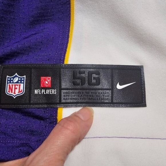 Nike NFL Vikings 2012 On Field Jersey Sz 3X 5G Blank Minnesota Football NWT - Picture 7 of 13